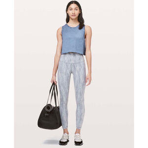 Lululemon Wunder Under High-Rise 7/8 Tight *Full-On Luon 25" Arrow Jacquard s 12